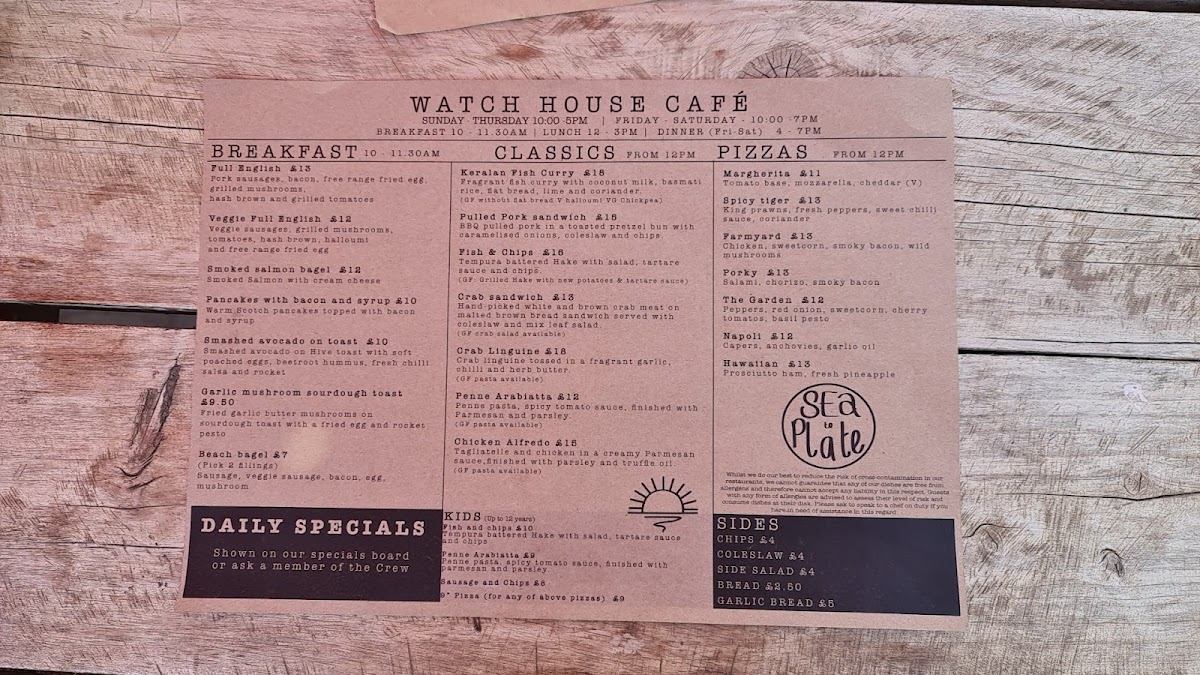 Menu The Watch House-5